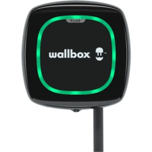 Wallbox | Pulsar Plus Electric Vehicle charger, 7 meter cable Type 2, 11kW, RCD(DC Leakage) + OCPP | 11 kW | Wi-Fi, Bluetooth | 7 m | Black