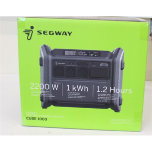 SALE OUT. Segway Portable Power Station Cube 1000, DAMAGED PACKAGING, UNPACKED, USED, SCRATCHES | Portable Power Station | Cube 1000