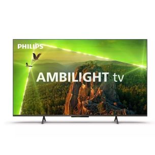 TV Set | PHILIPS | 55" | 4K/Smart | 3840x2160 | Wireless LAN | Bluetooth | Philips OS | Chrome | 55PUS8118/12