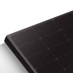 Päikesepaneel DAH Solar 400 W DHM-54X10/BF/FS(BB)-400W | Full Screen, P-tüüp, kahepoolne, täismust, musta raamiga